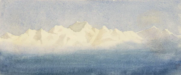 Paysage alpin, 1875